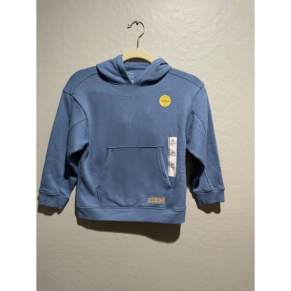 Cat & Jack kids' pullover hoodie kangaroo pocket Scenic Route XS 4/5 NWT